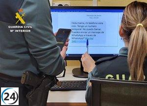 La Guardia Civil captura a 4 estafadores online en recientes operativos.