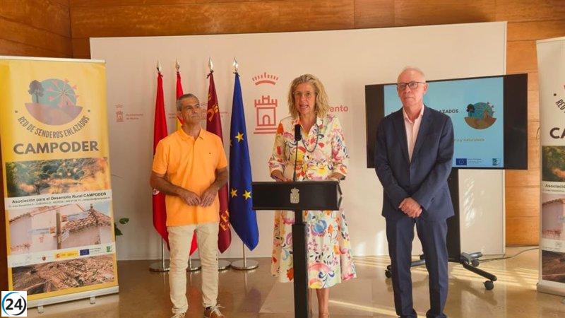 Murcia lanza 'Vive los senderos de Campoder' para fomentar el turismo ecoamigable y crear empleo en zonas rurales.
