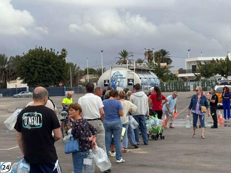 MCT interrumpe el agua en varias comunidades por fallas en el suministro.