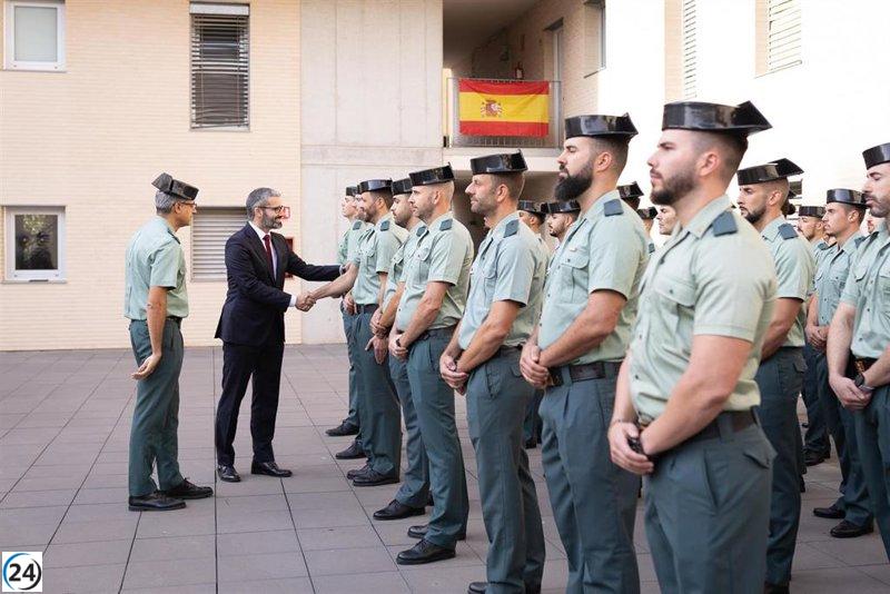 Lorca fortalece su seguridad ciudadana con la llegada de 45 nuevos guardias civiles.