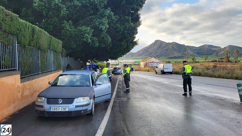 Casi la mitad de los conductores muertos en carreteras de Murcia en 2024 había estado bajo los efectos de sustancias.
