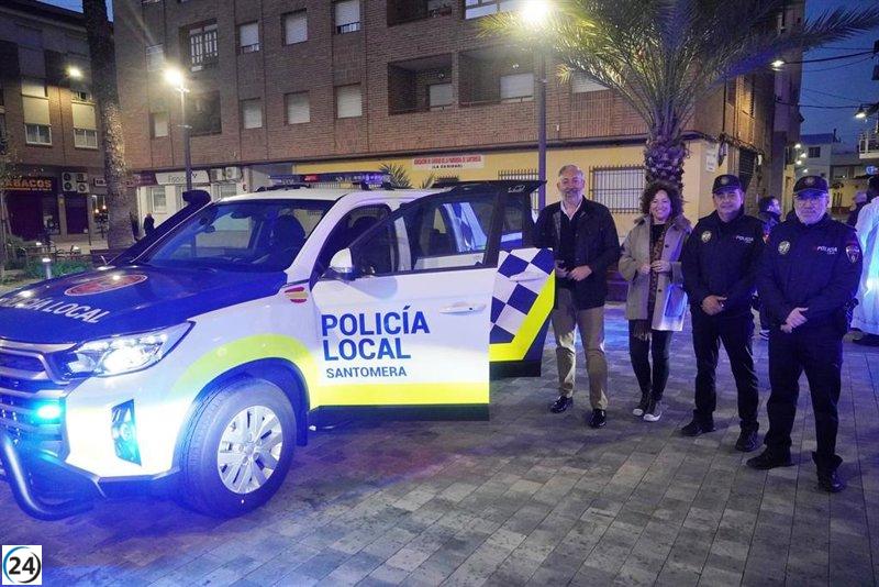 Santomera potencia su seguridad con un nuevo coche para la Policía Local.