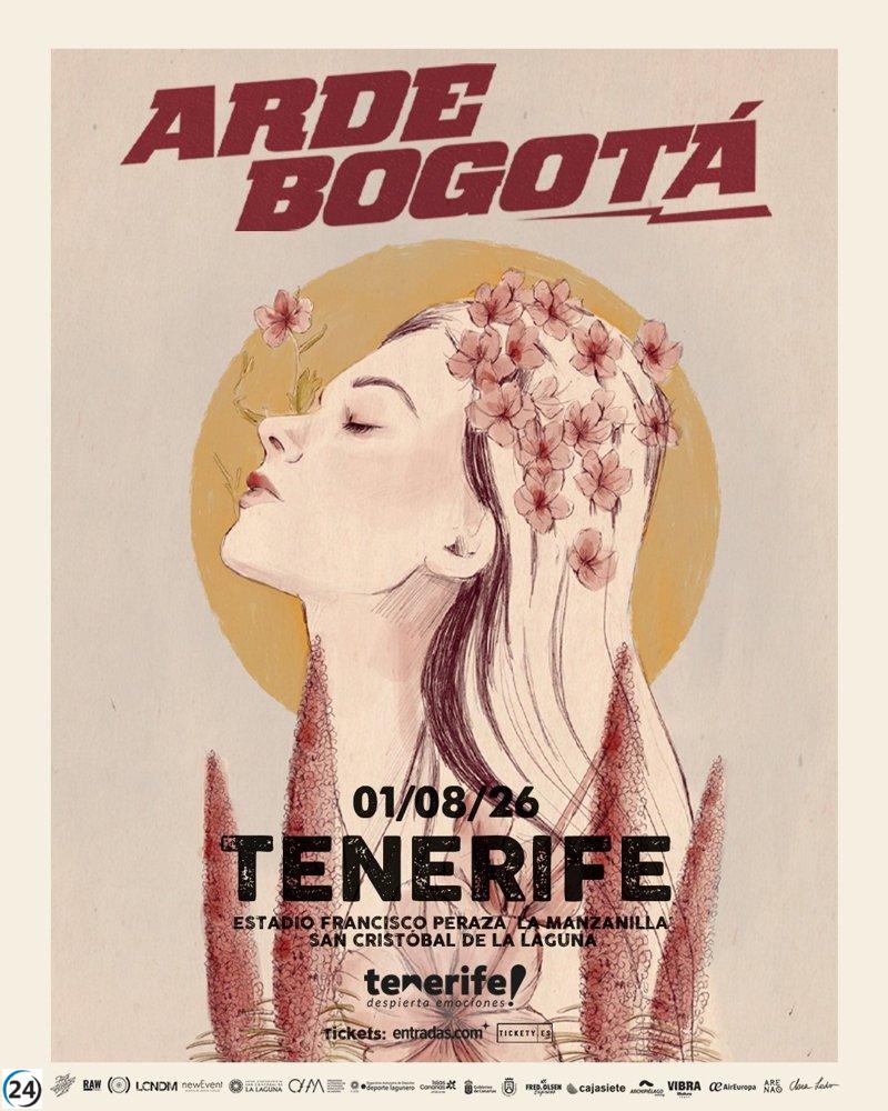 Arde Bogotá ofrecerá su único show en España en 2026 en Tenerife.