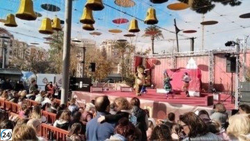 Murcia se llena de actividades en La Glorieta, la Plaza Circular y sus pedanías para dar la bienvenida a 2026.