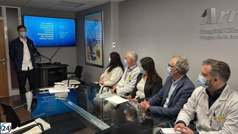 La Arrixaca utiliza IA para monitorear pacientes con cáncer de próstata.