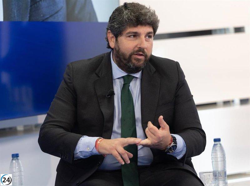López Miras advierte al CPFF: “La Región no aceptará ser la tercera peor financiada”.