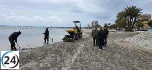 La comunidad reivindica que la incesante llegada de agua dulce por El Albujón afecta gravemente al Mar Menor.