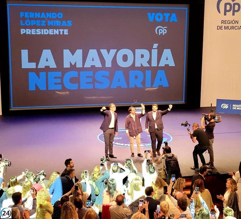 López Miras apoya a Núñez Feijóo por compromiso con PHN.