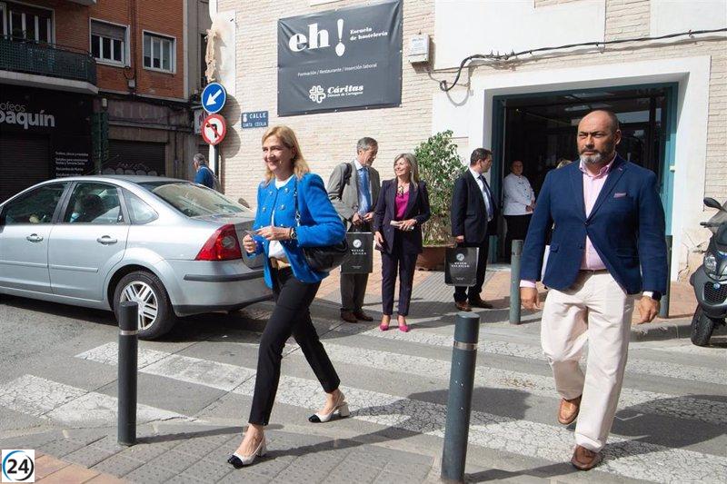 La Infanta Cristina acude a Murcia en conmemoración de los 15 años de la Asociación para la Protección Sanitaria de los Niños