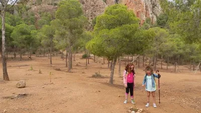 El camino hacia la Cresta del Gallo en Cartagena