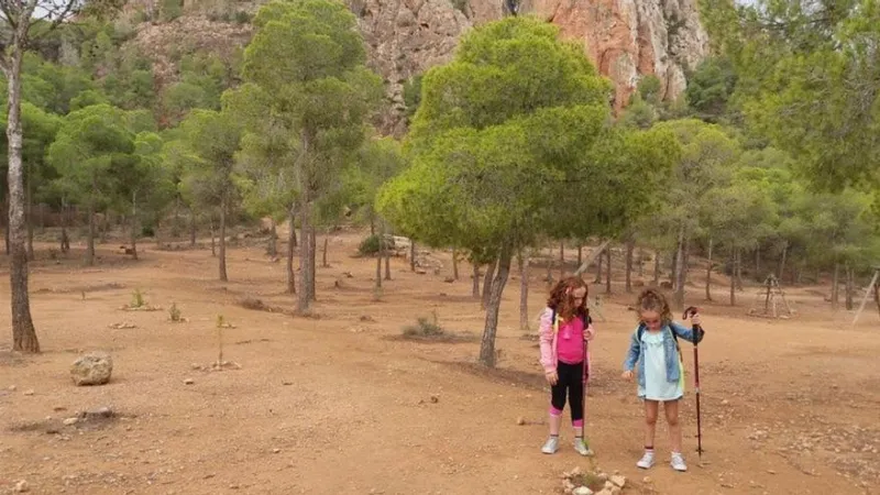 El camino hacia la Cresta del Gallo en Cartagena